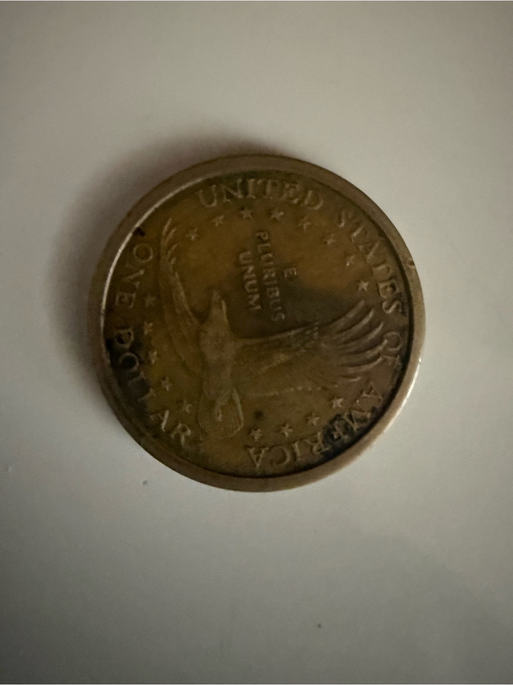 Gold-Colored Decorative Coin Accent for Home Office Crafts